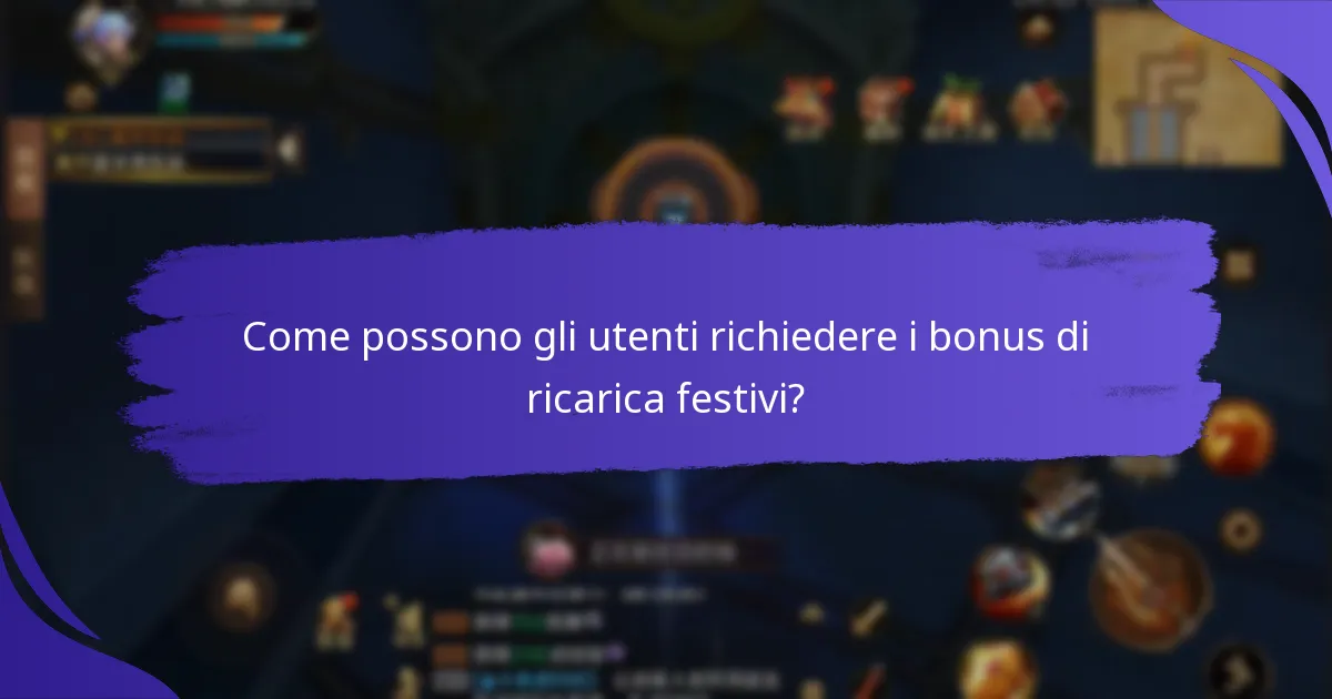 Quali eventi stagionali presentano tipicamente bonus di ricarica?