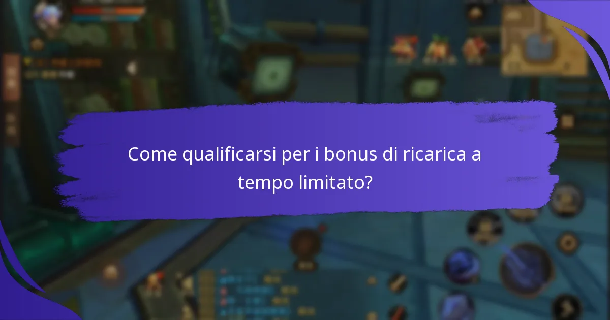 Perché l’urgenza e gli eventi speciali sono importanti per i bonus di ricarica?