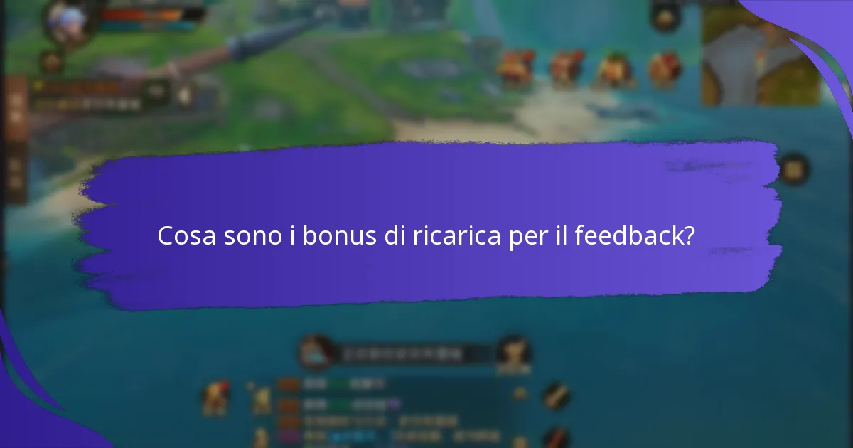 Come posso partecipare ai sondaggi per guadagnare bonus di ricarica per il feedback?