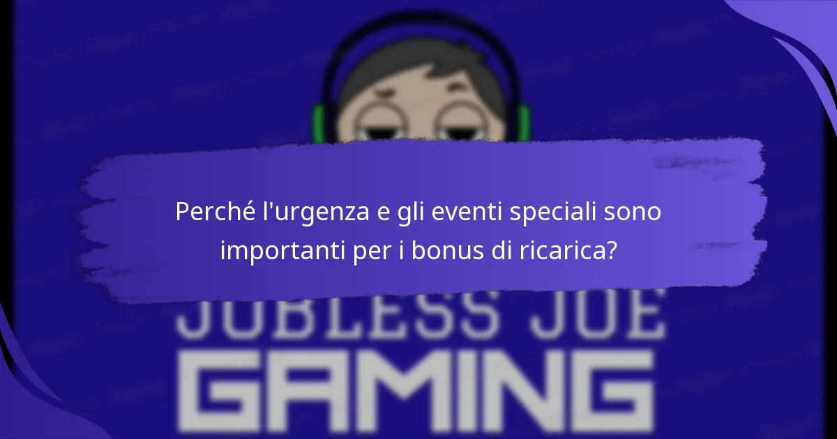 Quando sono disponibili i bonus di ricarica a tempo limitato?