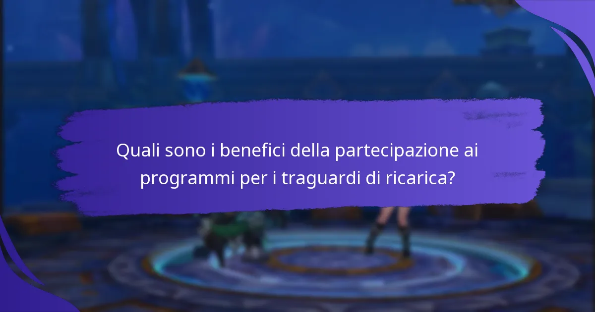 Come possono gli utenti iscriversi a un programma per i traguardi di ricarica?