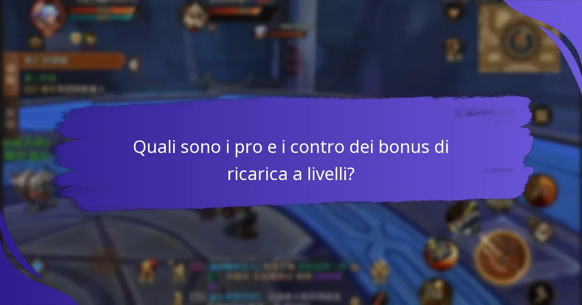 Come si confrontano i bonus di ricarica a livelli con altri programmi di fedeltà?